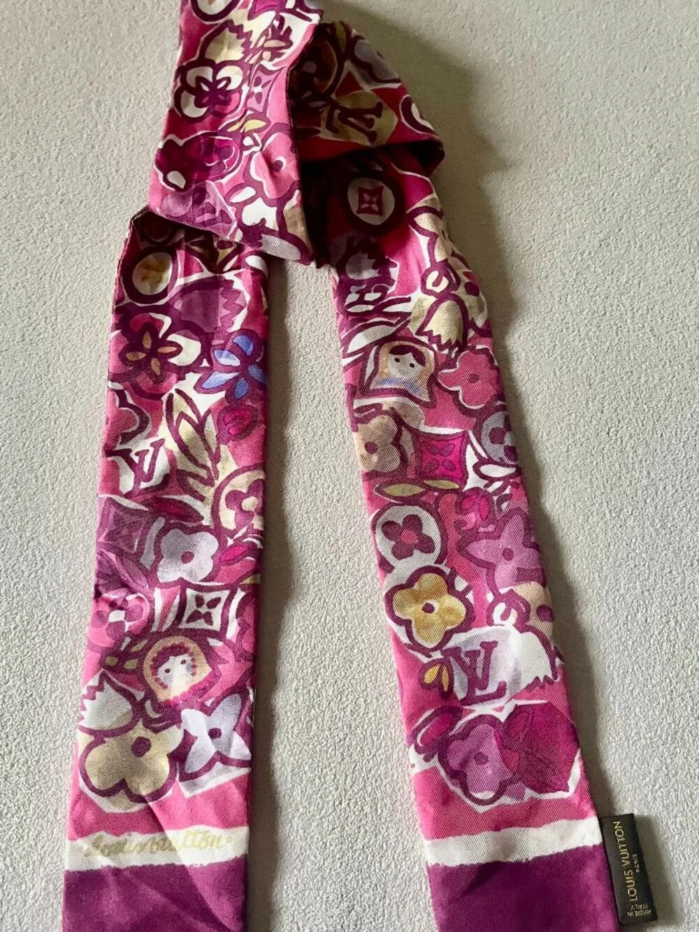 Louis Vuitton Silk Bandeau Scarf